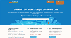 Desktop Screenshot of 3stepsoftware.com