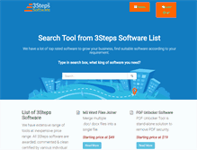 Tablet Screenshot of 3stepsoftware.com